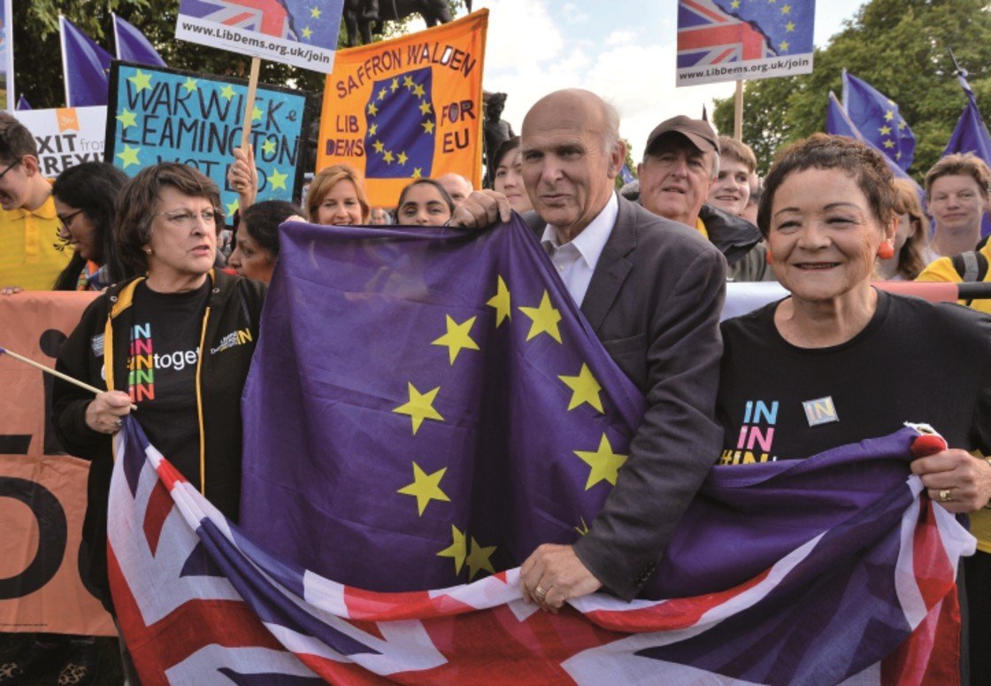 Vince Cable claims Brexit voters were driven by nostalgia for a world where 'passports were blue, faces were white and the map was coloured imperial pink': Brexit News for Monday 12 March