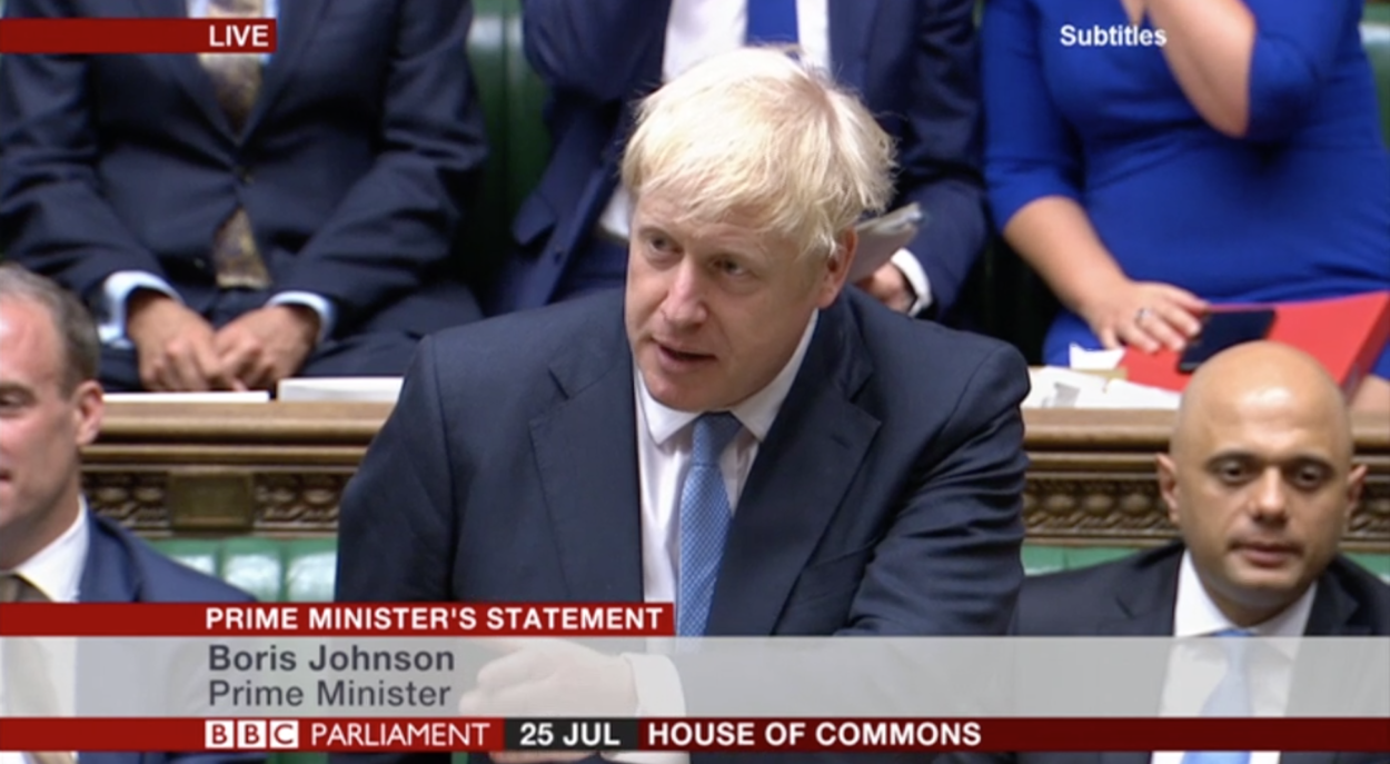 Boris Johnson’s first statement on priorities for the Government as Prime Minister