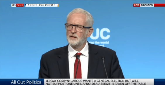 Jeremy Corbyn says Labour would offer 'a credible Leave option' in a second referendum: Brexit News for Wednesday 11 September