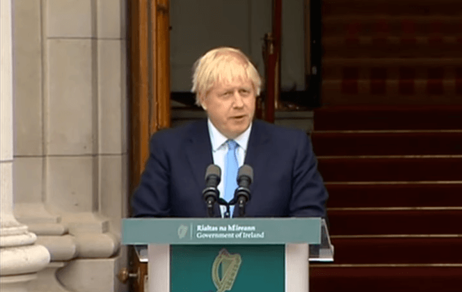 In Dublin, Boris Johnson declares the UK could get through No Deal, but it would be “a failure of statecraft”