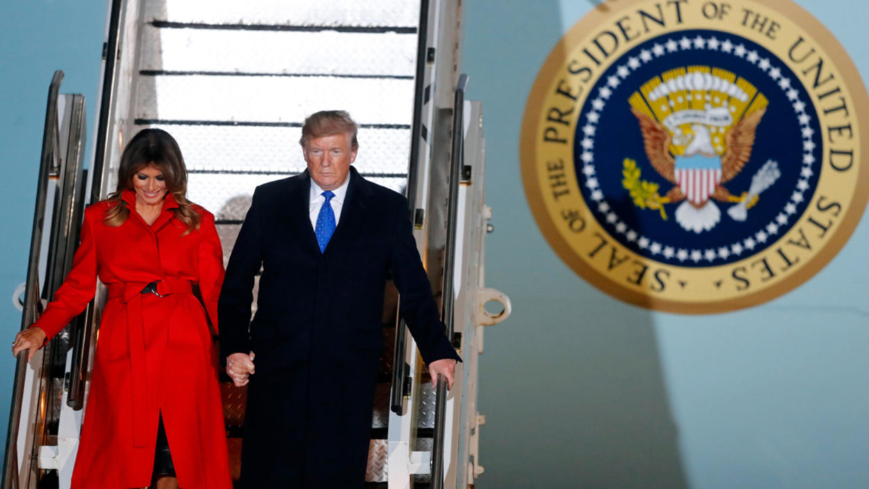 Donald Trump touches down in the UK ahead of NATO summit: Brexit News for Tuesday 3 December
